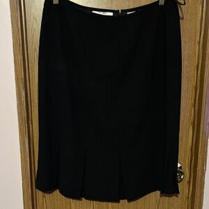Jones Studio Classic Black A-Line Skirt